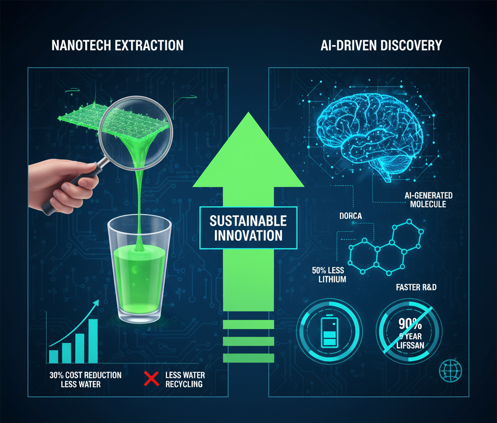 Nanotech and AI Drive Efficient, Sustainable Lithium Extraction